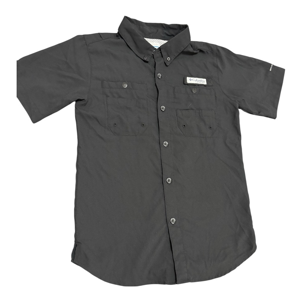 Columbia Kids Black Button Down Shirt